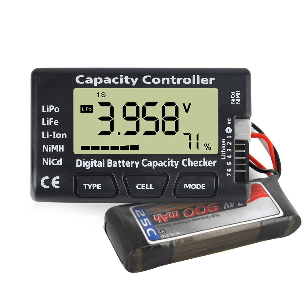 Drone Battery Voltage Checker - CellMeter 7 Battery Voltage Capacity Checker