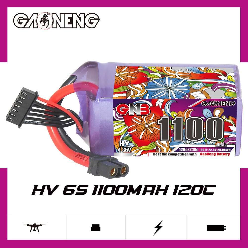 2Pcs GNB 6S Lipo Battery 22.8V - Drone Battery Plate avis et prix