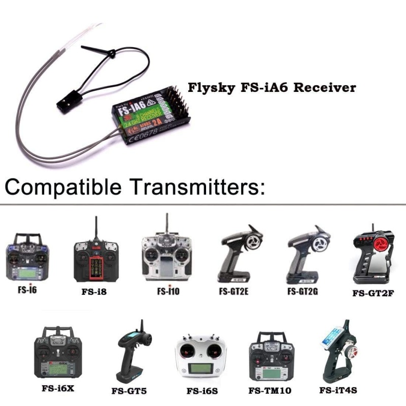 Flysky FS-IA6 Receiver 6CH Dua - Drone Battery Plate avis et prix