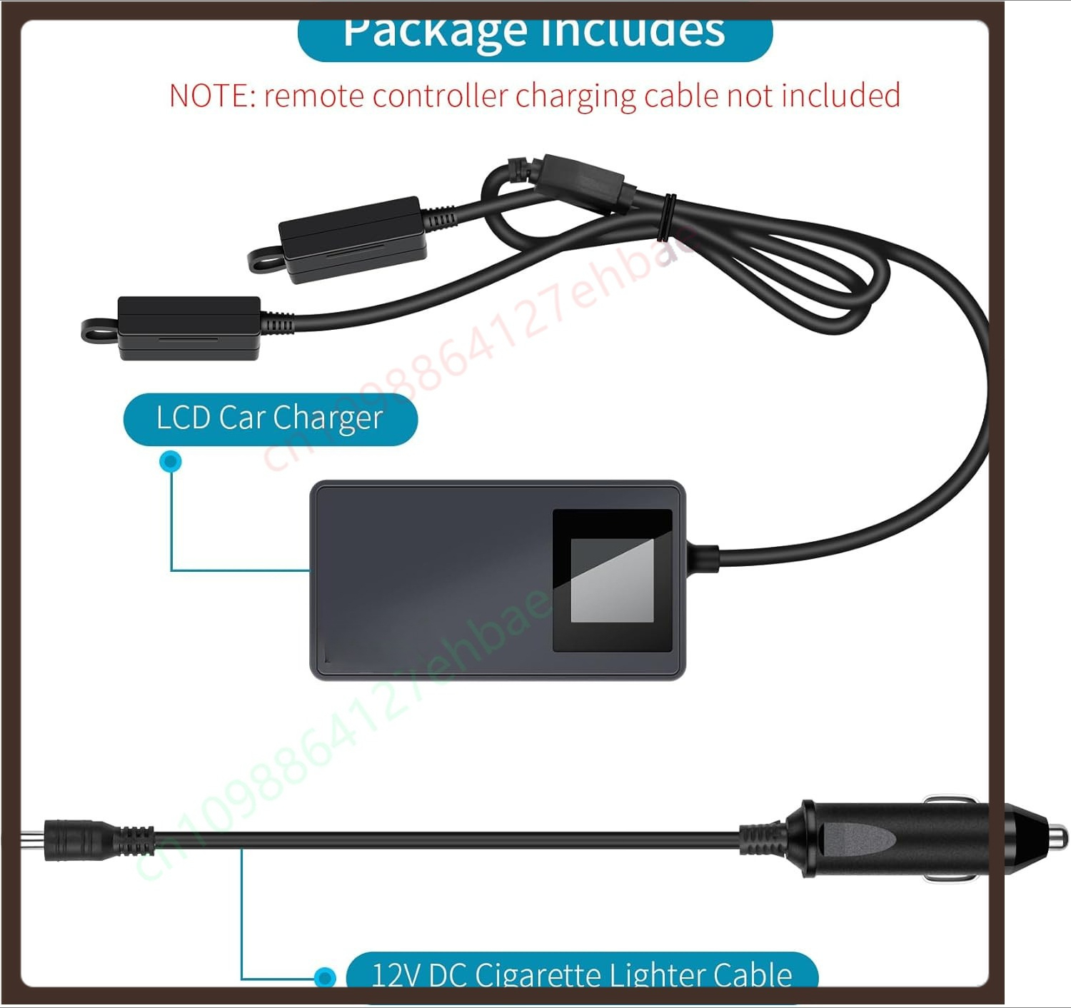 LCD battery car charger for DJ - Drone Battery 3S avis et prix