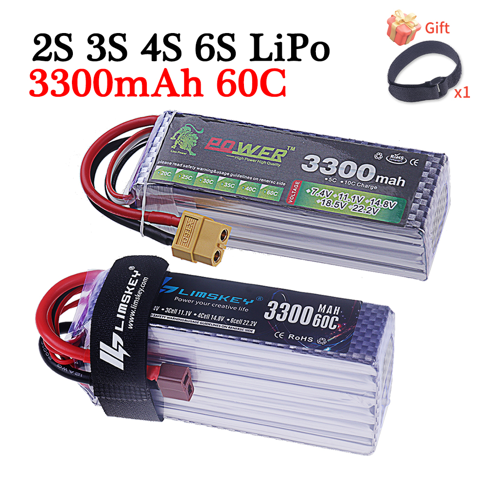60C Lipo Battery 3300mAh 7.4V  - Drone Battery 6S avis et prix