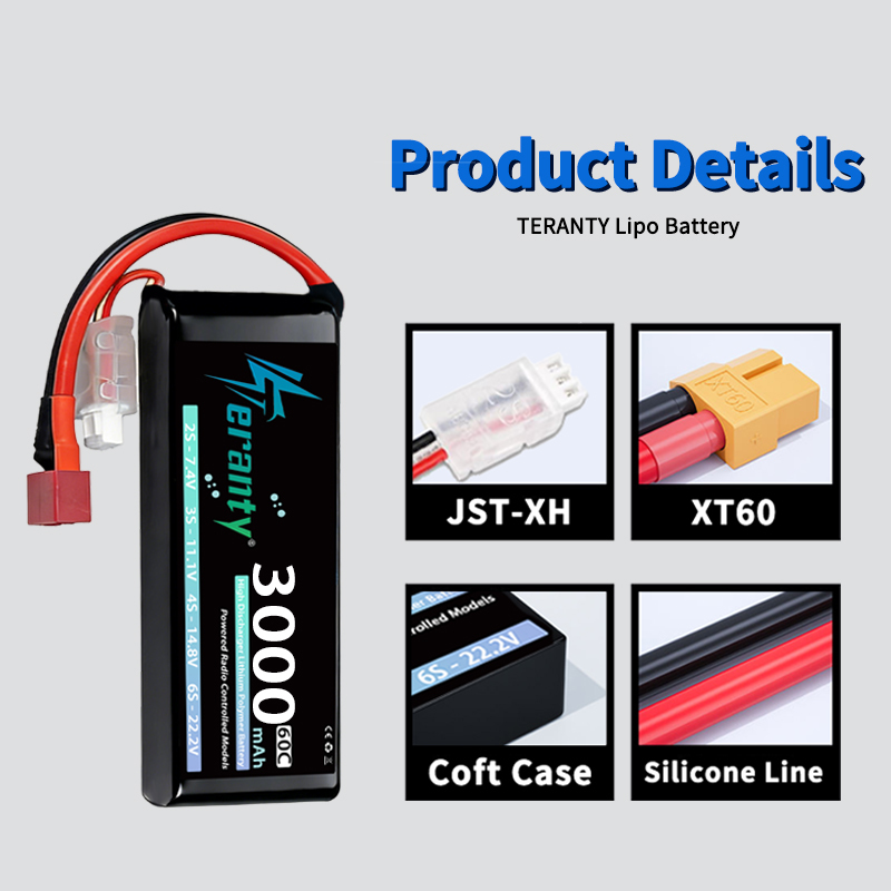 TERANTY 2S 3000mAh Lipo Batter - Drone Battery Plate avis et prix