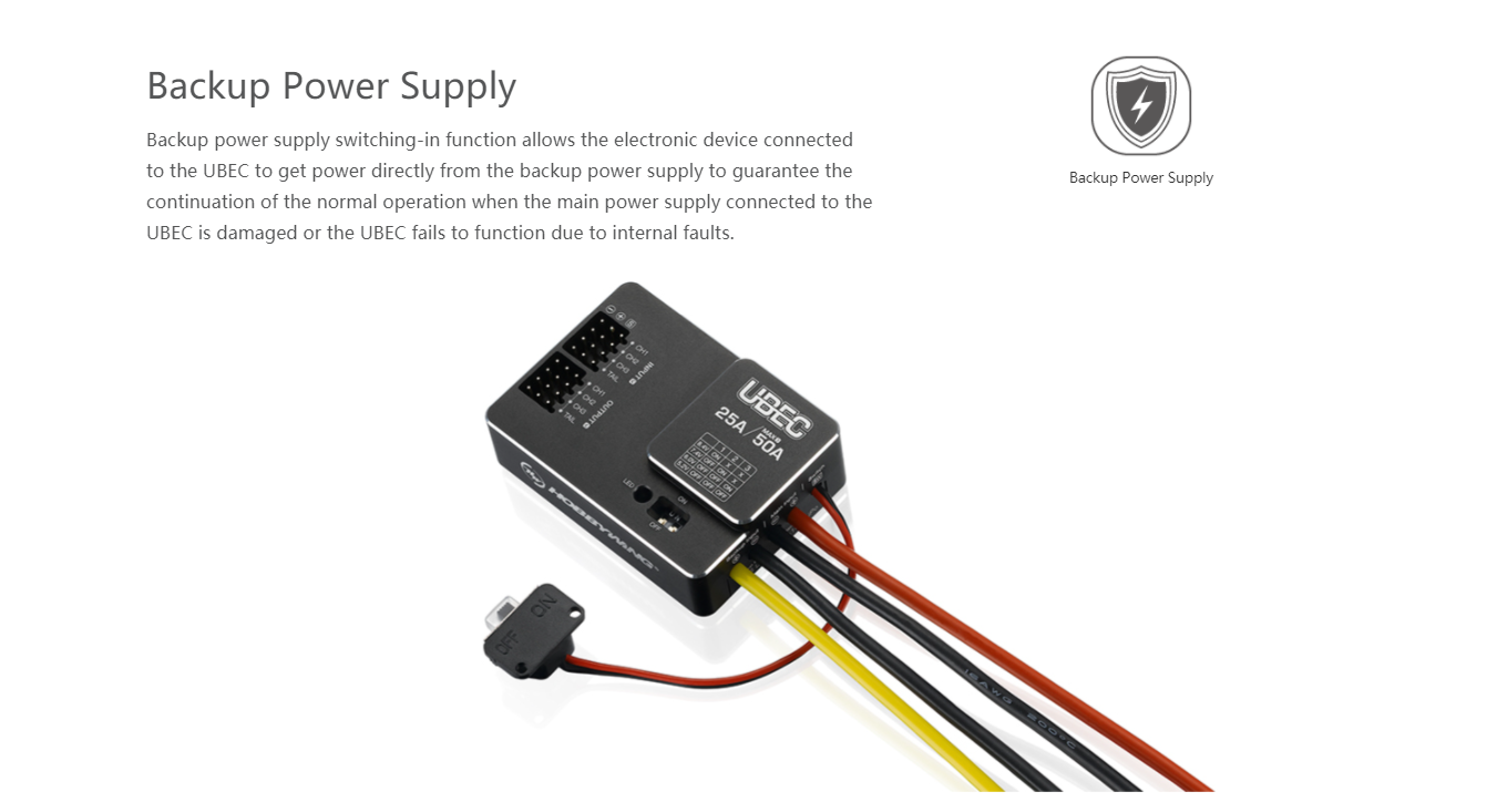 Hobbywing UBEC 25A 3-18S 10A 2 - Drone Battery High Voltage avis et prix