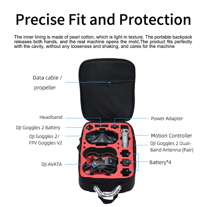 Portable Case Backpack Nylon W - Drone Battery Bag avis et prix