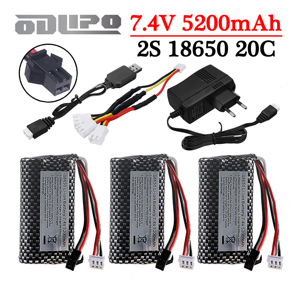 18650 7.4V 5200mAh Li-ion batt - Drone Battery Li-Ion avis et prix