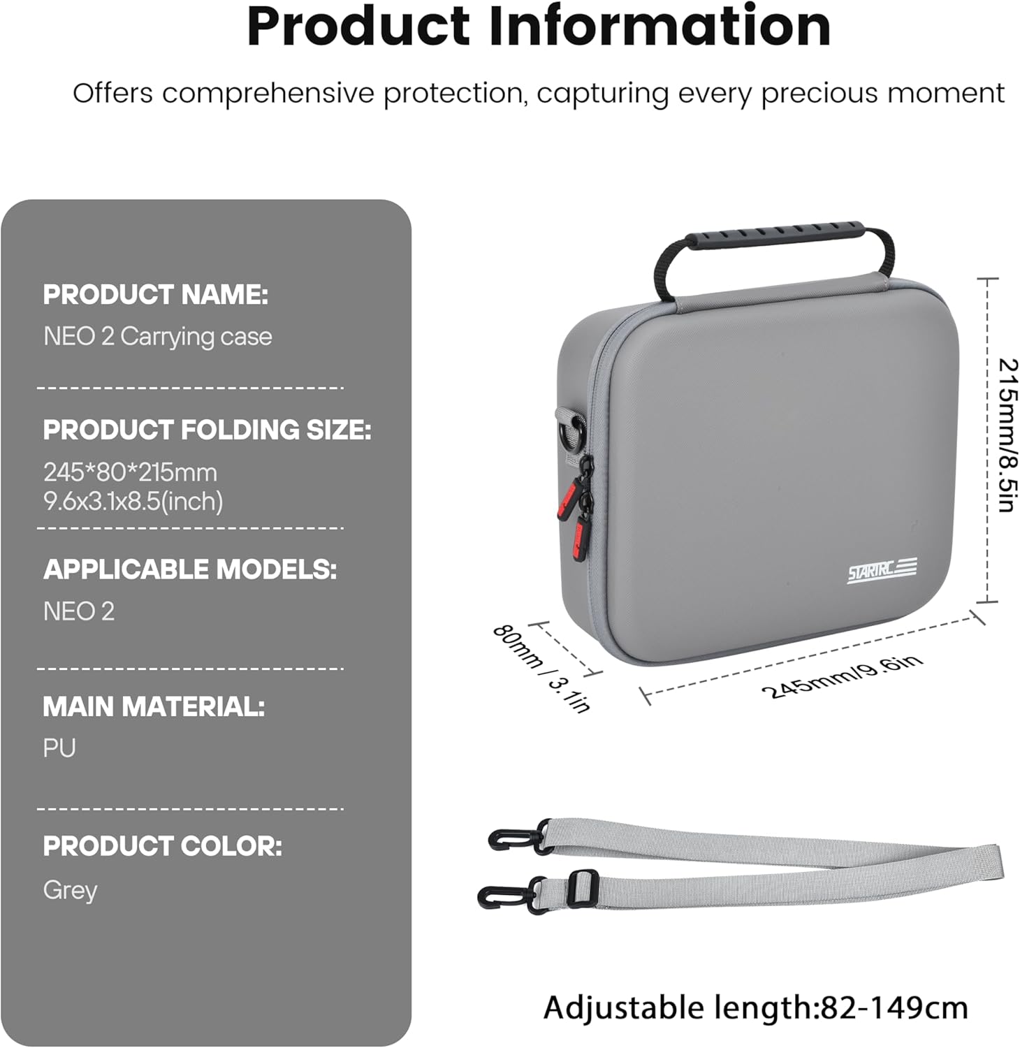 STARTRC Neo 2 Portable PU Shou - Drone Battery Case avis et prix
