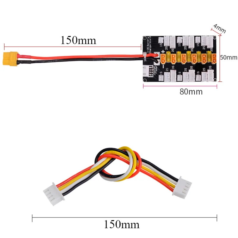 1-5Pcs 1S-3S 20A XT30 Plug Lip - Drone Battery Parallel Board avis et prix
