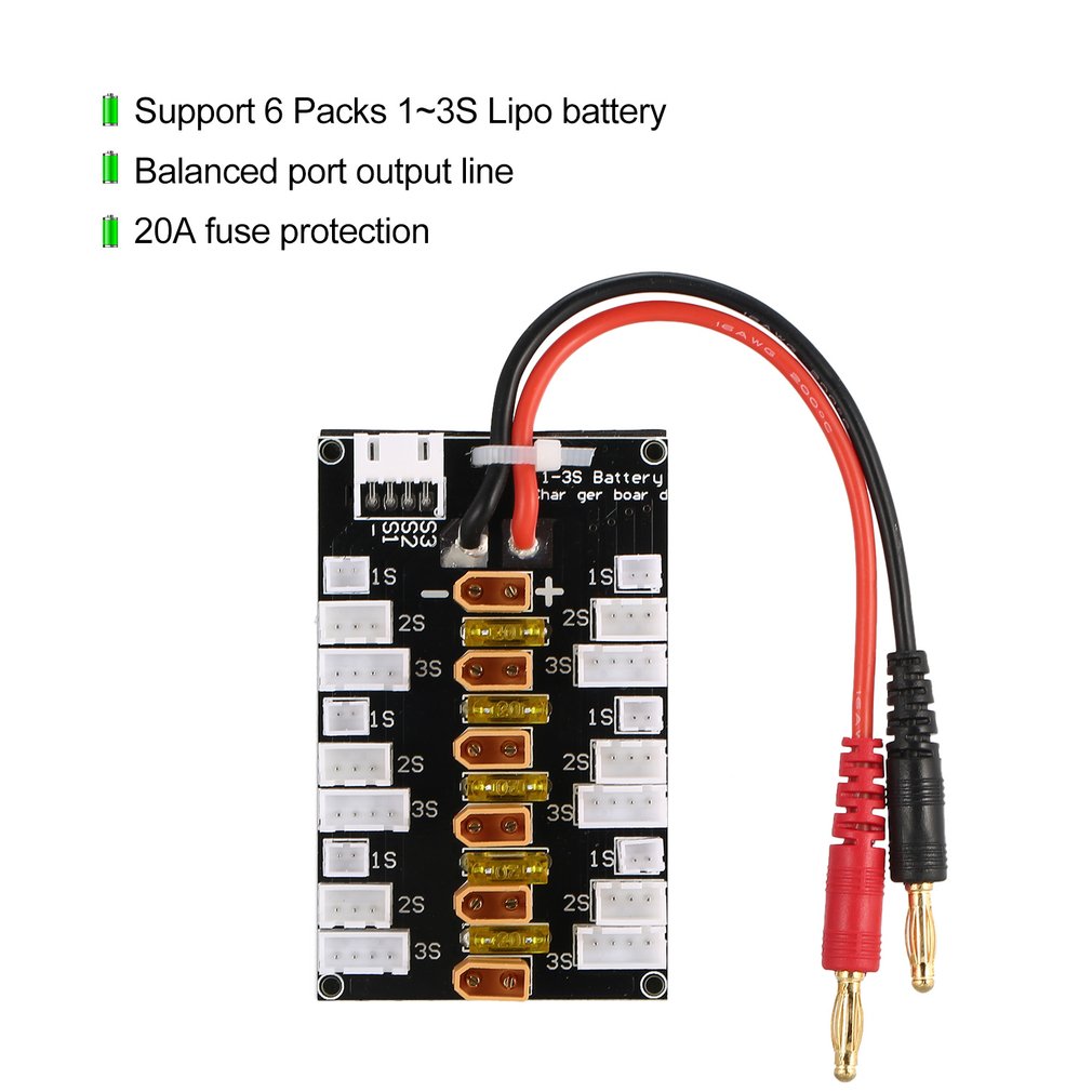 RC Lipo Battery Parallel Charg - Drone Battery Parallel Board avis et prix