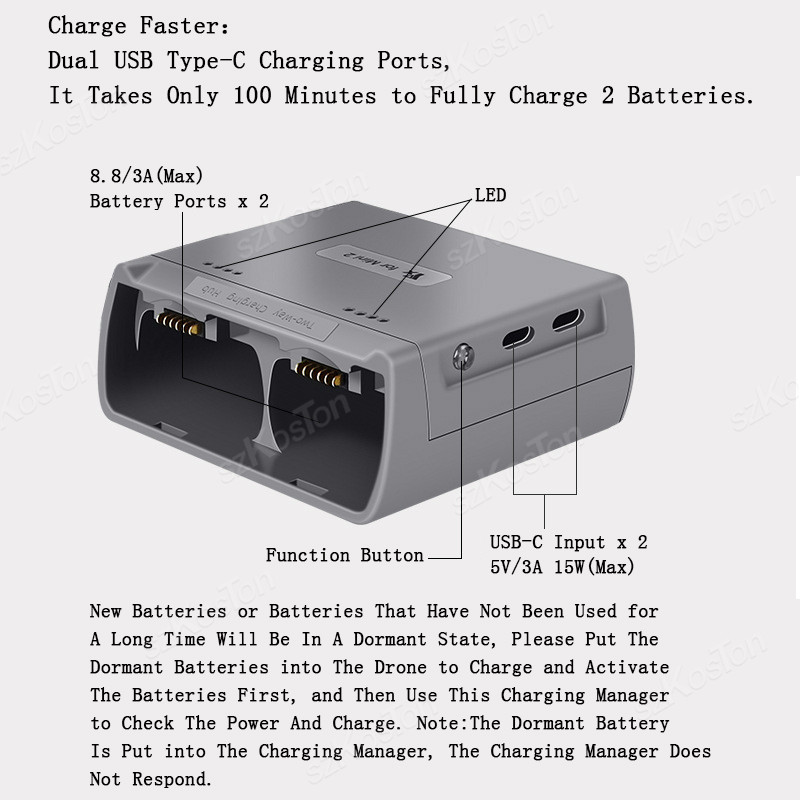 For DJI Mini 4K/MINI 2/Mini 2  - Drone Battery Smart avis et prix