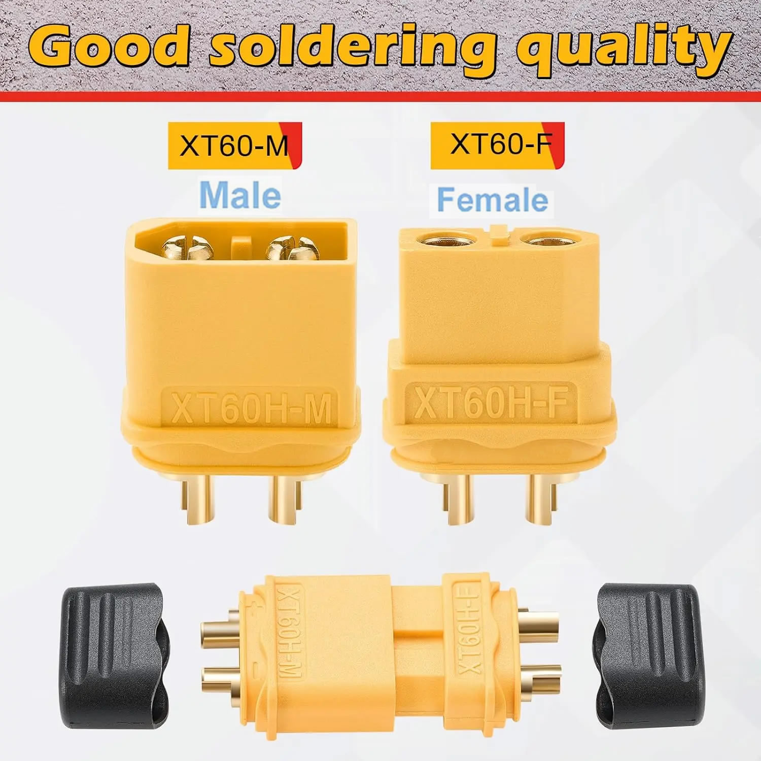 XT60 Connector Plug with Sheat - Drone Battery Connector avis et prix