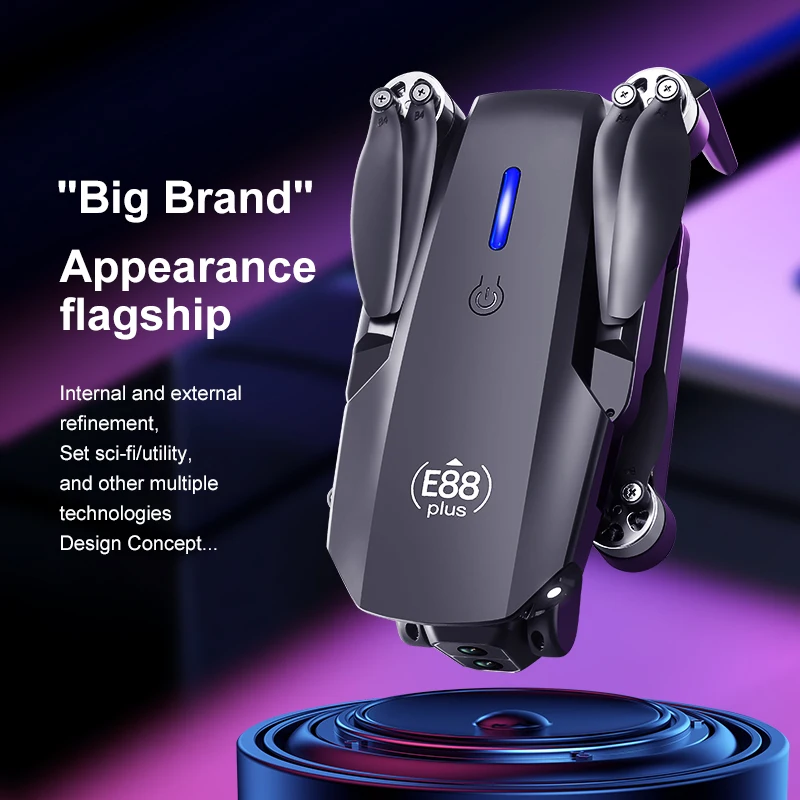 New E88 Plus Quadcopter Drone: - Drone Battery Case avis et prix