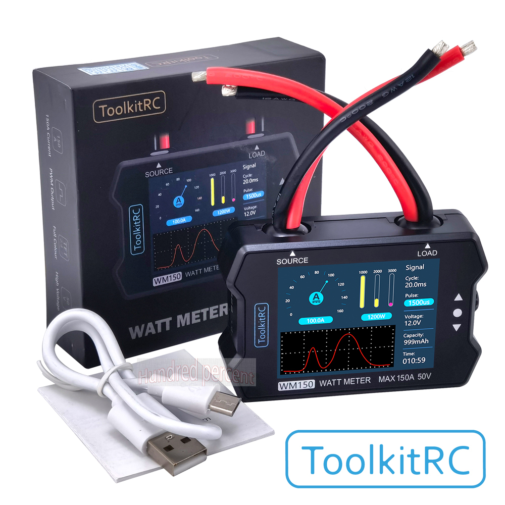 ToolkitRC WM150 150A 50V Watt  - Drone Battery Voltage Checker avis et prix