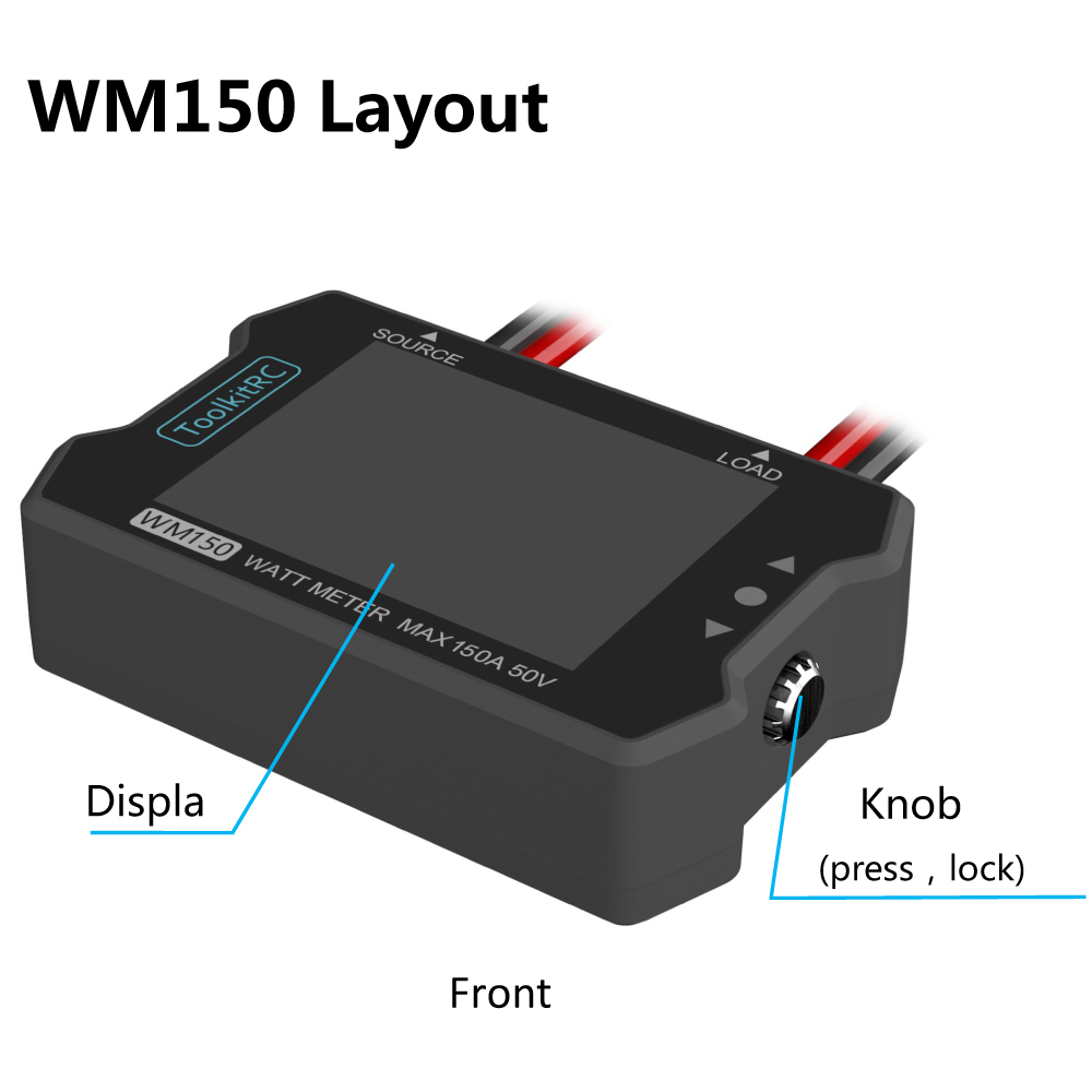 ToolkitRC WM150 150A 50V Watt  - Drone Battery Voltage Checker avis et prix