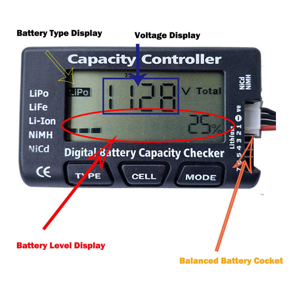 RC Cellmeter 7 Digital Battery - Drone Battery Voltage Checker avis et prix