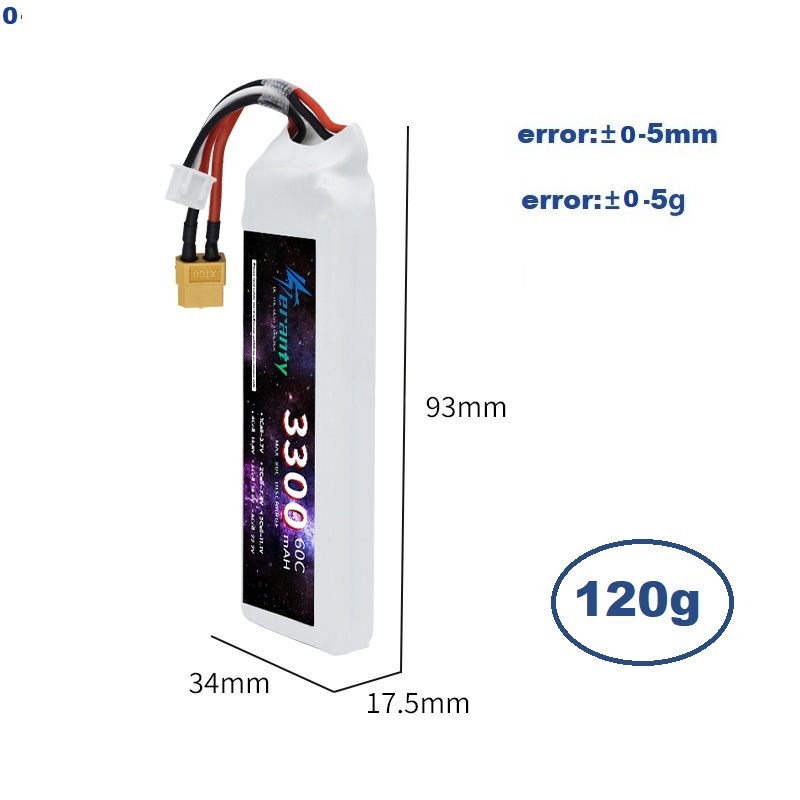 2S 7.4V LiPo Battery 3300mAh 6 - Drone Battery Connector avis et prix