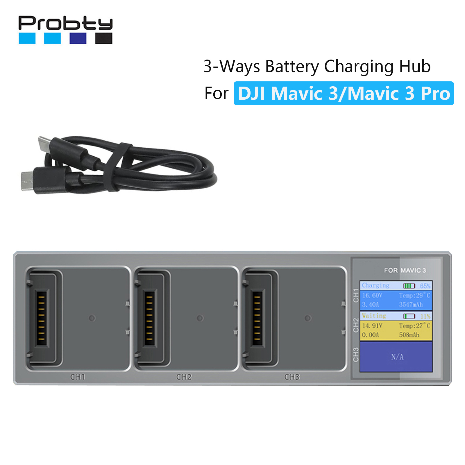New 3 In 1 Charging Hub for DJ - Drone Battery Balance Charger avis et prix