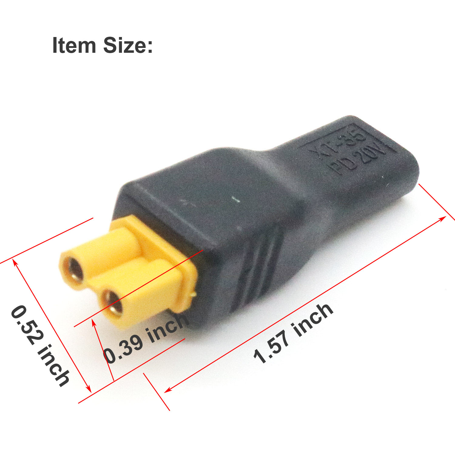 1pc USB Type C Female Input to - Drone Battery Connector avis et prix