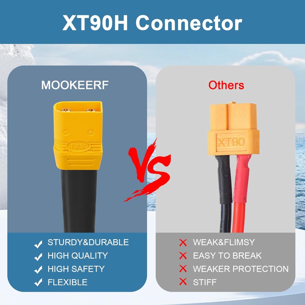 XT90 to O Ring Terminal Cable  - Drone Battery Connector avis et prix
