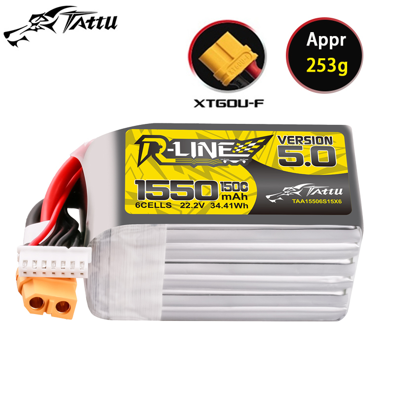 TATTU-R-LINE 5.0 22.2V 1550mAh - Drone Battery Plate avis et prix