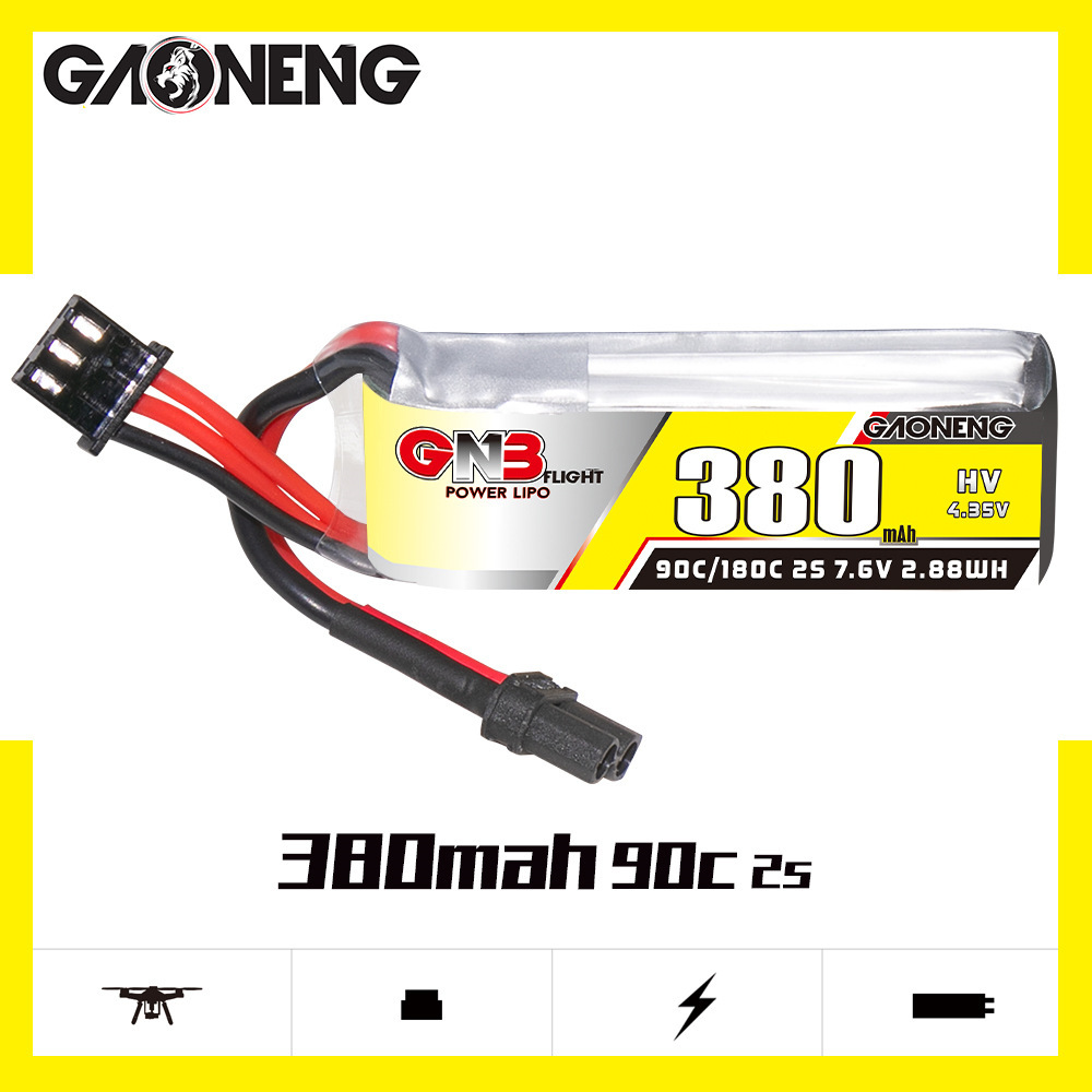 GNB 2S 7.6V 380mAh 90C/180C Li - Drone Battery Plate avis et prix