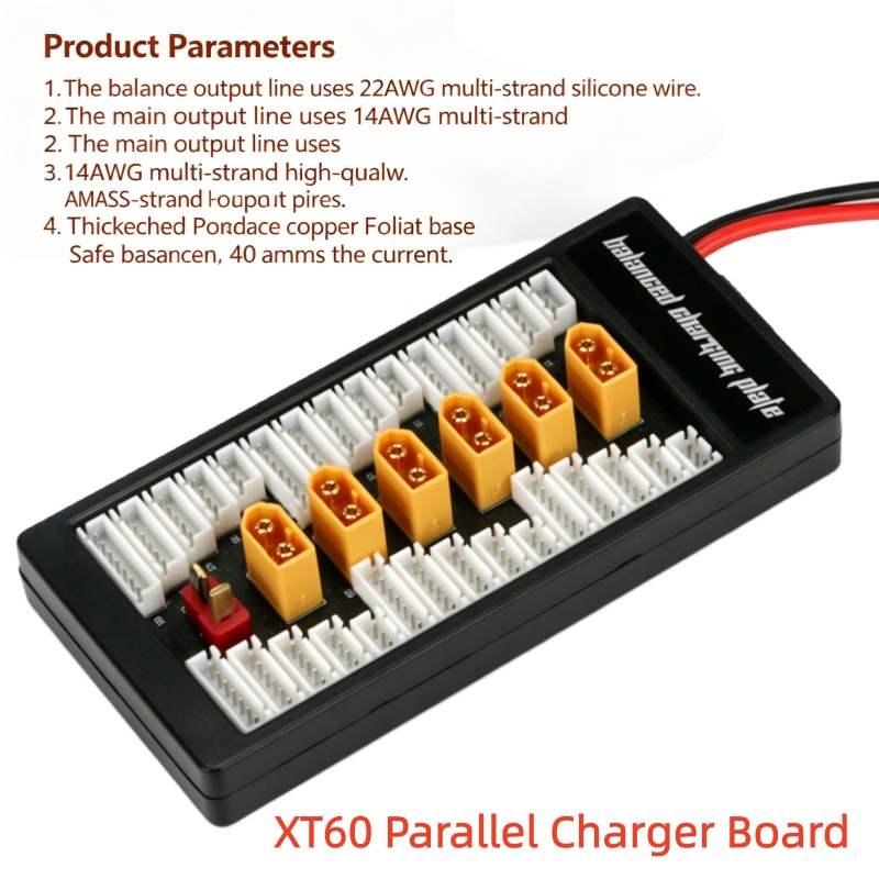 6 in 1 XT60 Parallel Charging  - Drone Battery Parallel Board avis et prix