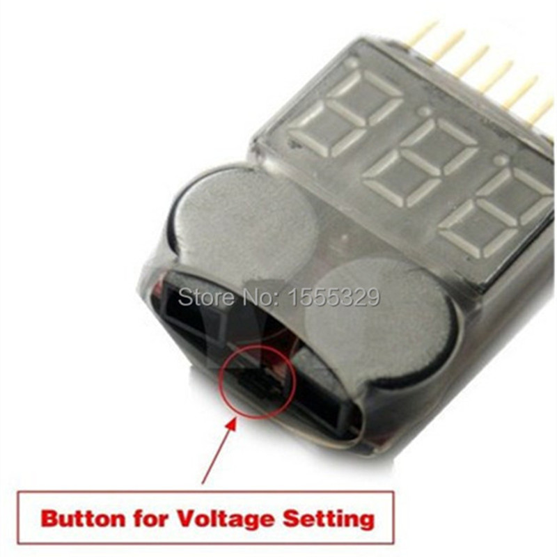 2Pcs 1S-8S LiPo Battery Voltag - Drone Battery Voltage Checker avis et prix