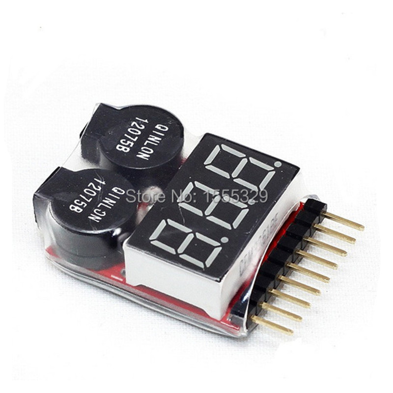 2Pcs 1S-8S LiPo Battery Voltag - Drone Battery Voltage Checker avis et prix
