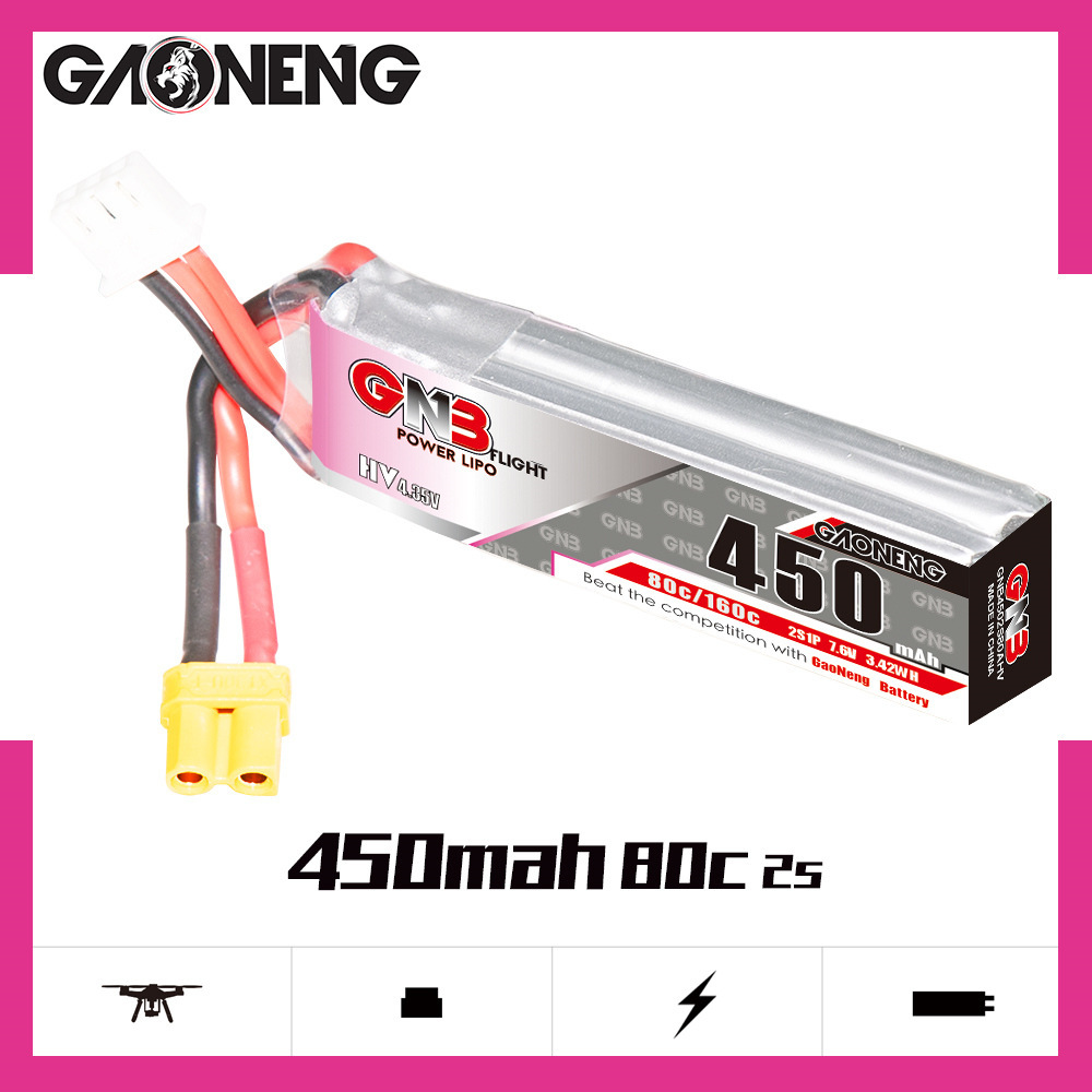 GNB LiPo Battery HV 2S 7.6V 45 - Drone Battery Plate avis et prix