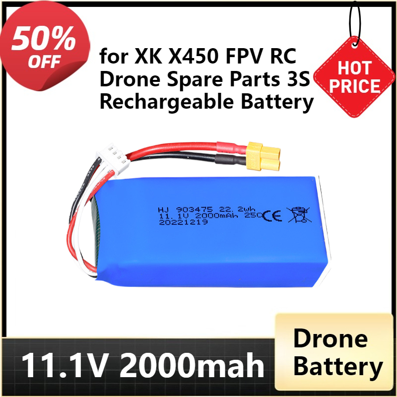 XT30 Plug 11.1v 2000mAh Lipo B - Drone Battery 3S avis et prix