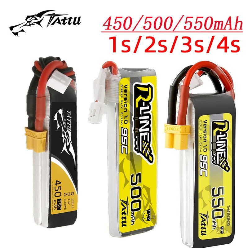 3Pcs NEW TATTU 450/500/550mAh  - Drone Battery 4S avis et prix