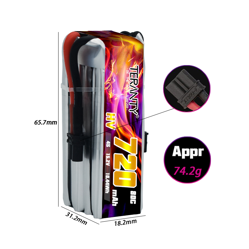 TERANTY 720mAh 4S 15.2V HV Lip - Drone Battery 4S avis et prix