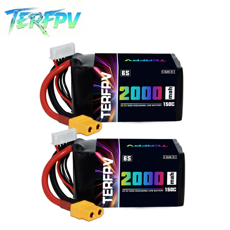 TERFPV 6S 22.2V 2000mAh 150C/3 - Drone Battery Plate avis et prix