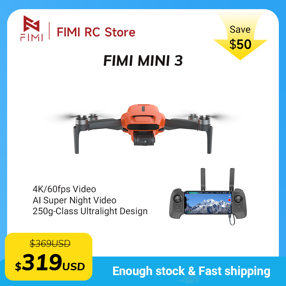 FIMI MINI 3 Camere drone 4K 60 - Drone Battery Li-Ion avis et prix