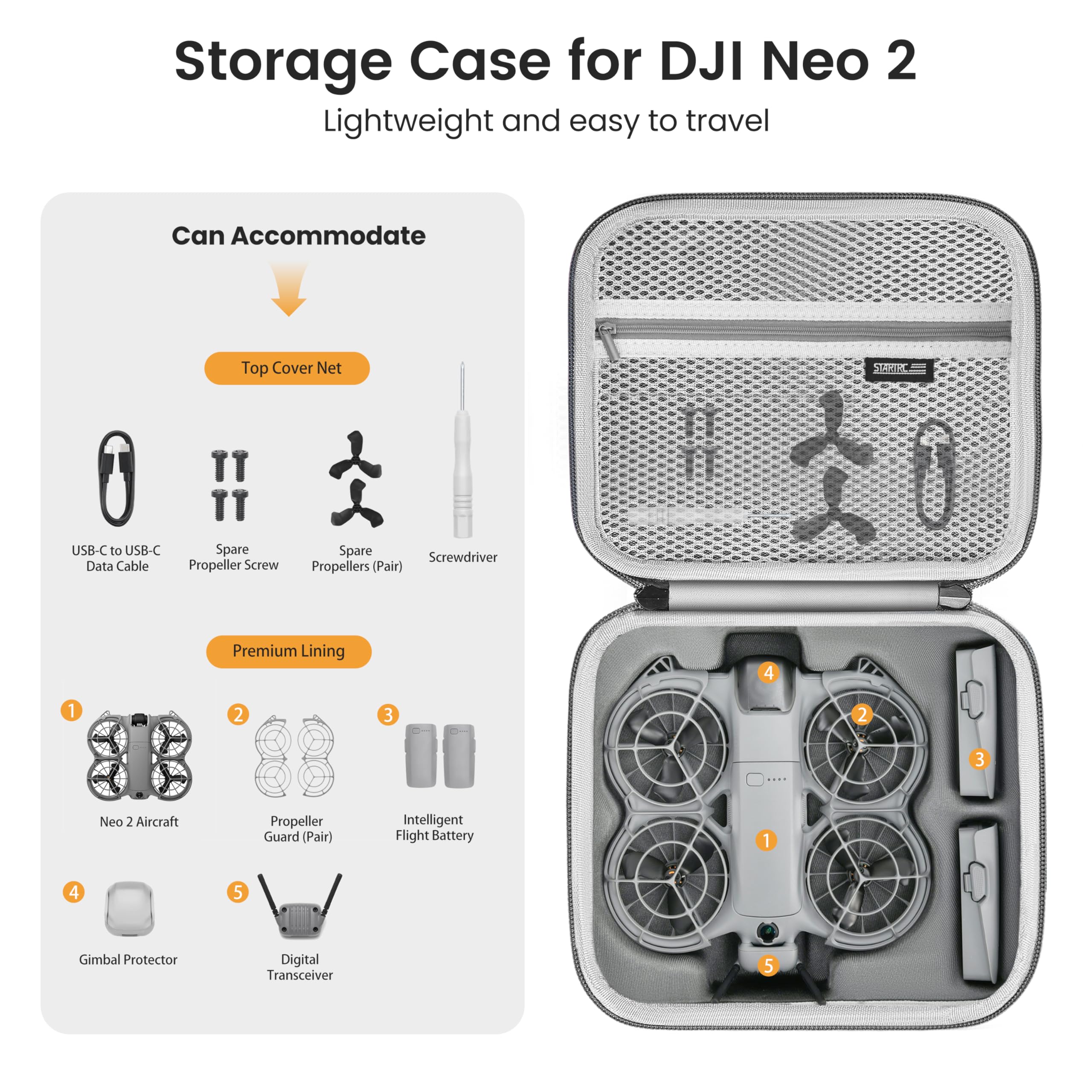 Neo 2 Portable PU Shoulder Bag - Drone Battery Bag avis et prix