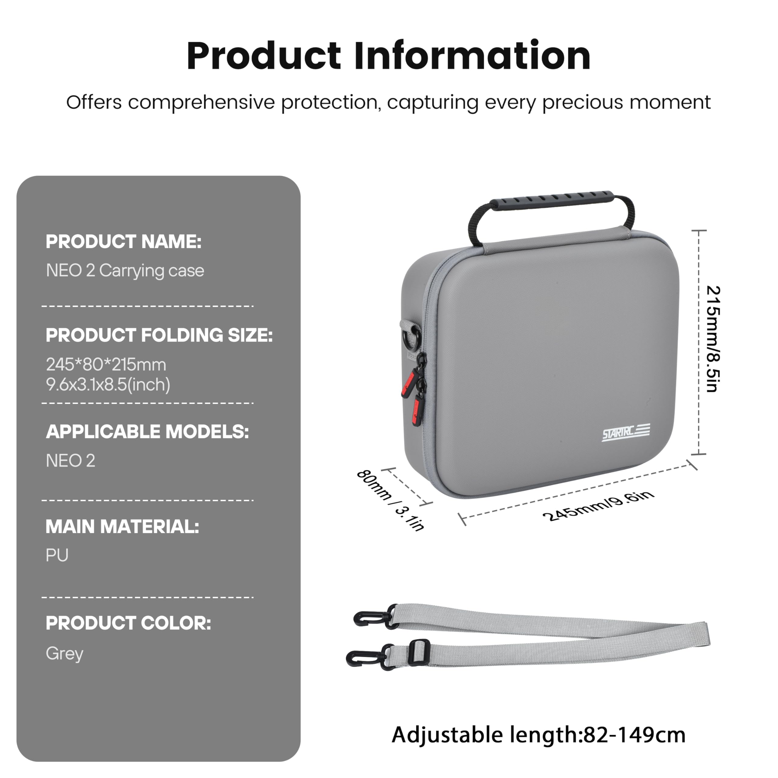 Neo 2 Portable PU Shoulder Bag - Drone Battery Bag avis et prix
