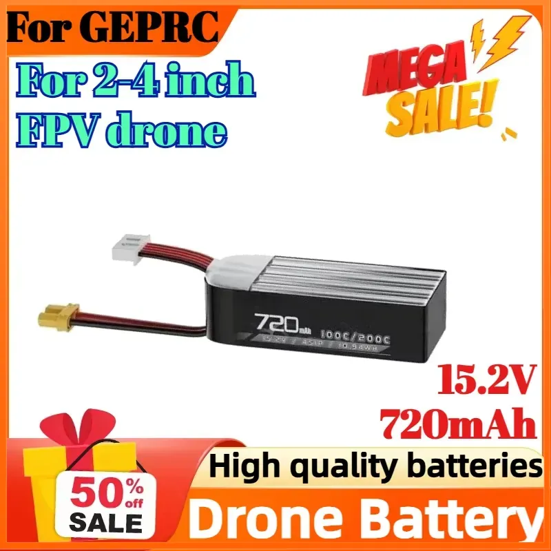 4S 15.2V 720mAh 100C Battery f - Drone Battery High Voltage avis et prix