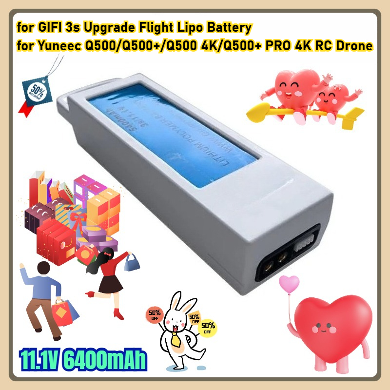 11.1V 6400mAh for GIFI 3s Upgr - Drone Battery 3S avis et prix