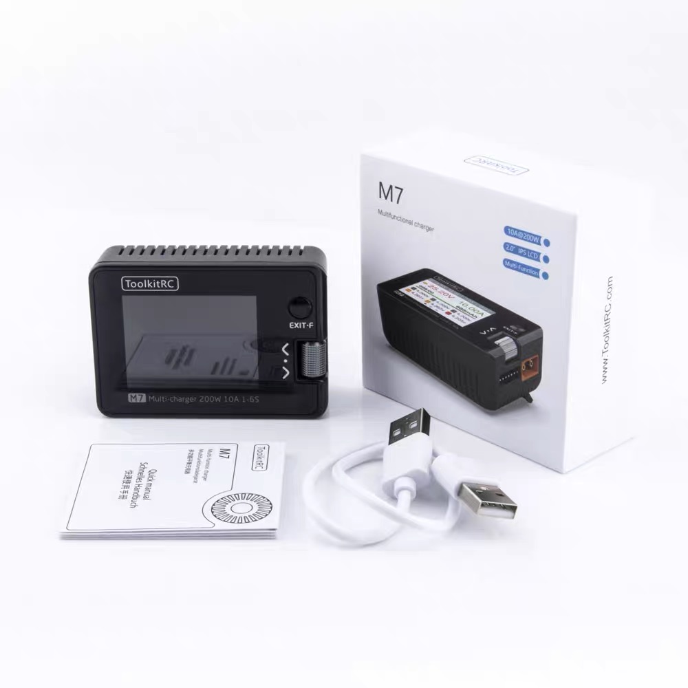 For ToolkitRC M7 200W 10A DC C - Drone Battery Voltage Checker avis et prix