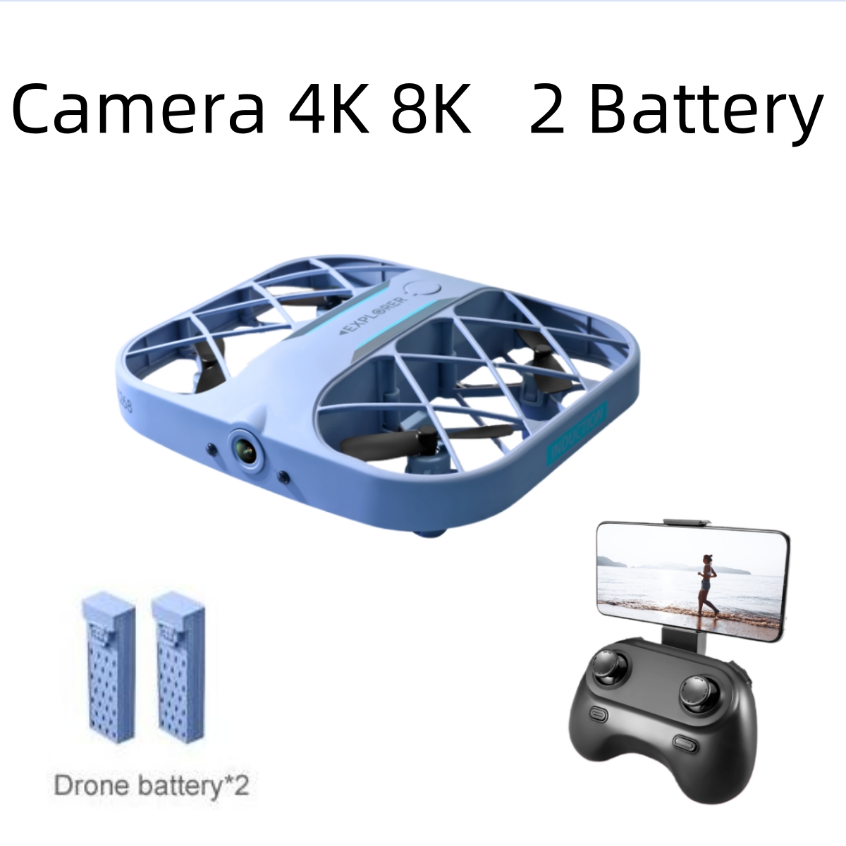 JJRC H107 FPV RC Drone with 2  - Drone Battery Box avis et prix