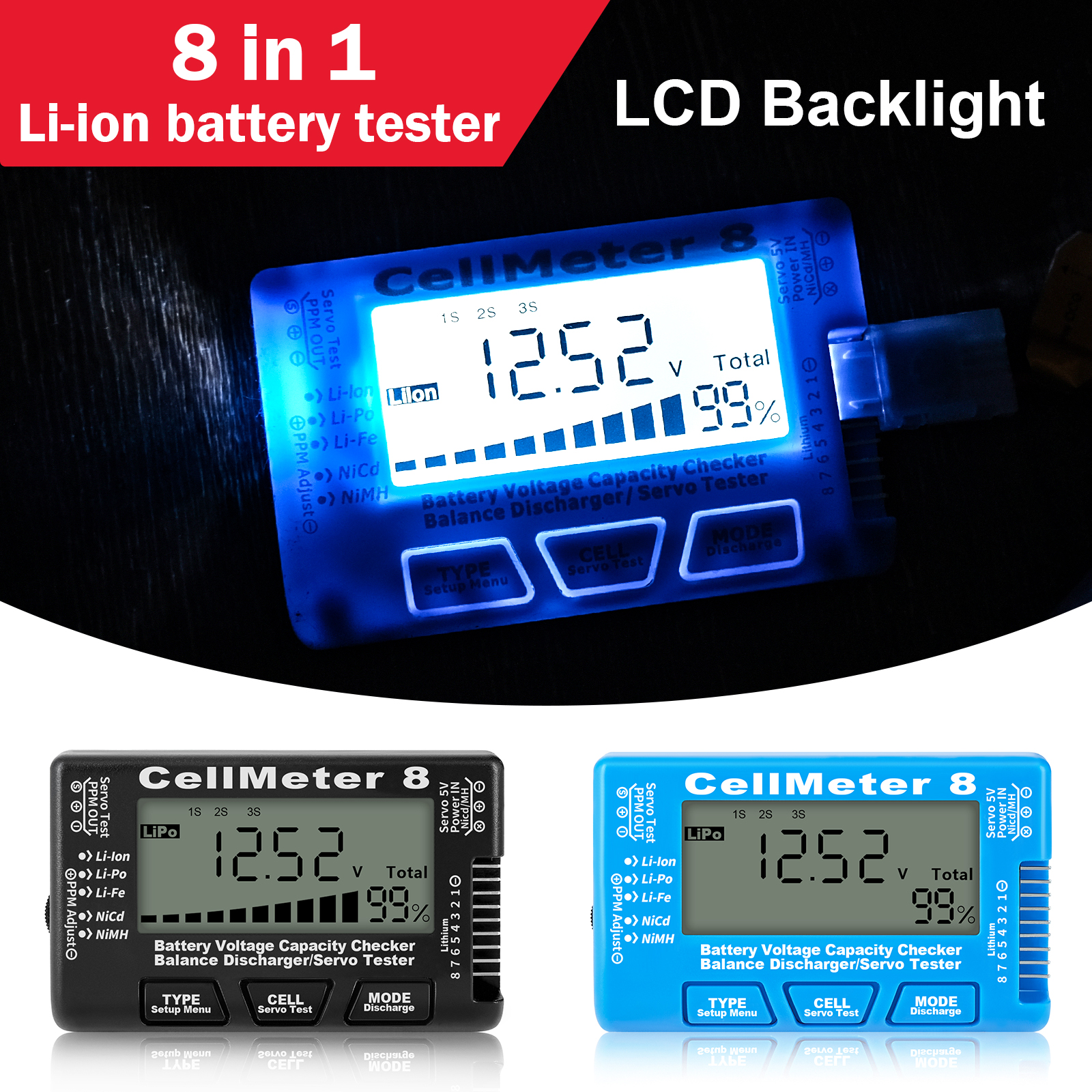 Rc Cellmeter-8 Digital Battery - Drone Battery Voltage Checker avis et prix