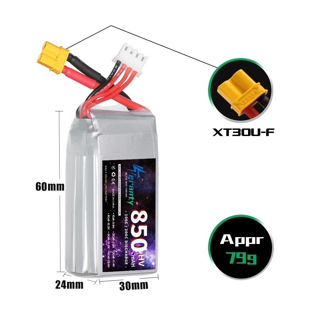 1/2/3PCS TERANTY 3S 11.4V Lipo - Drone Battery 3S avis et prix