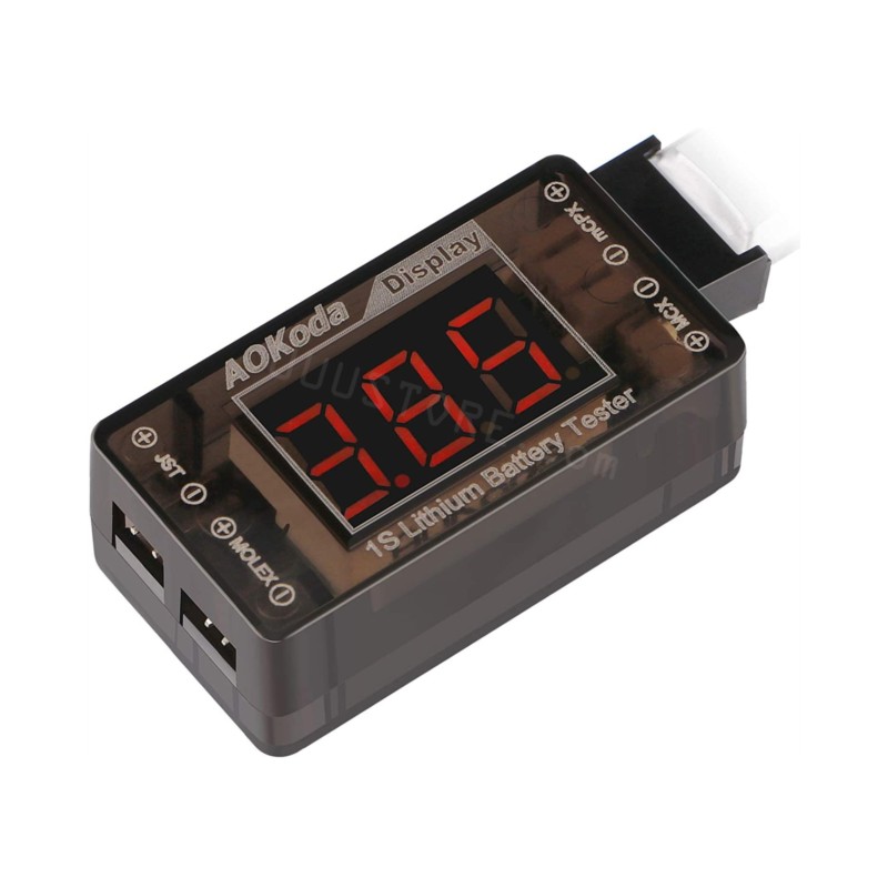 AOKoda AOK-041 1S LiPo Battery - Drone Battery Voltage Checker avis et prix